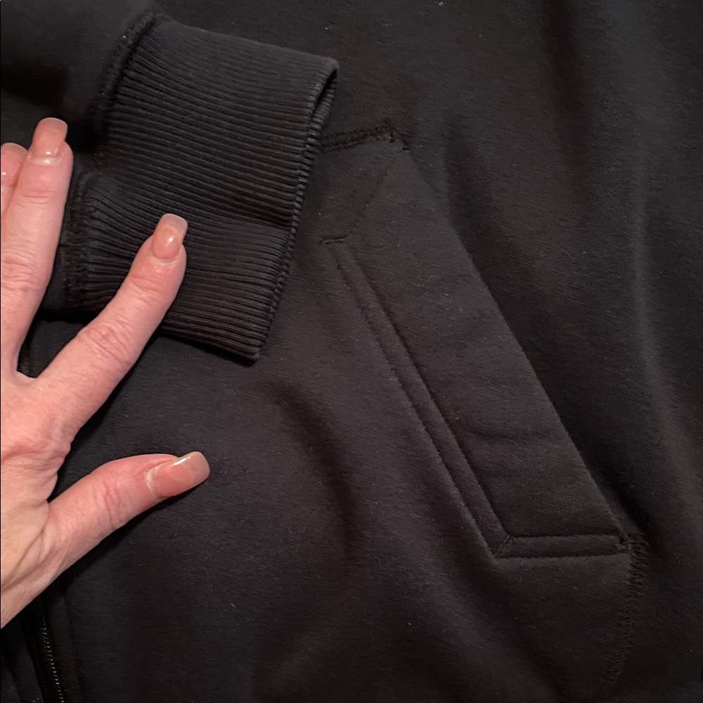 Nike Black Hoodie with Red and White Logo - Picture 5 of 7